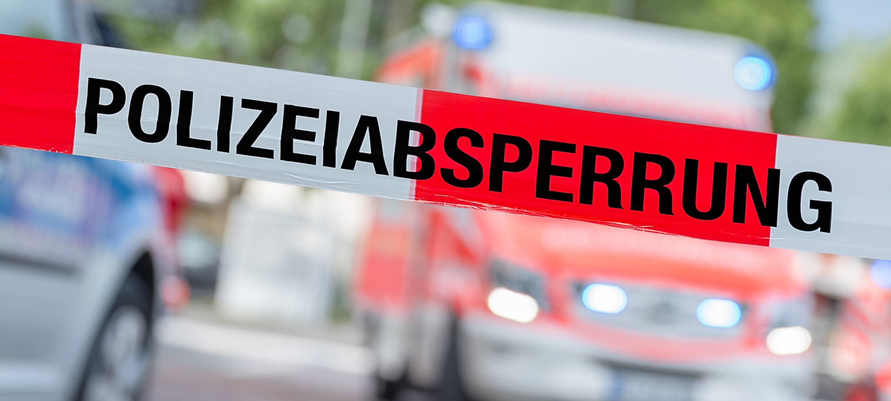 Polizeiabsperrung