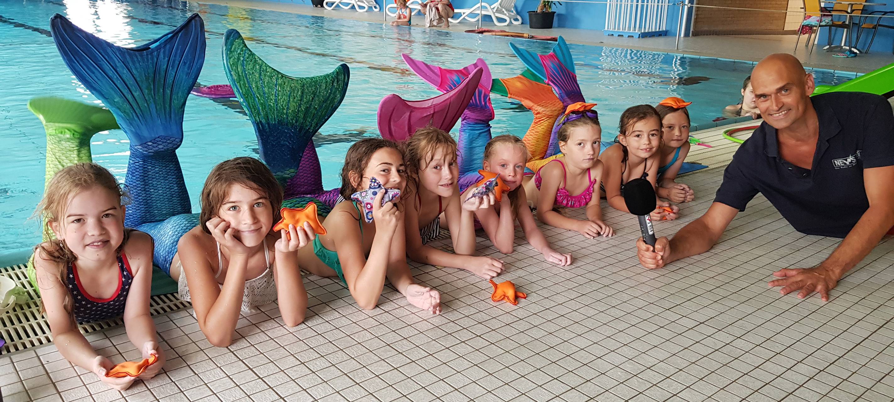 Meerjungfrauen-Schwimmen