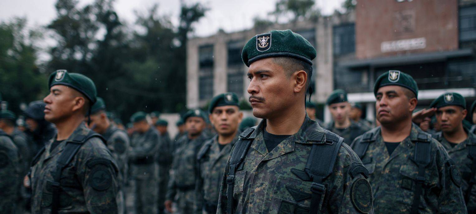 Das Militär hat auch Interesse an den Drogen.