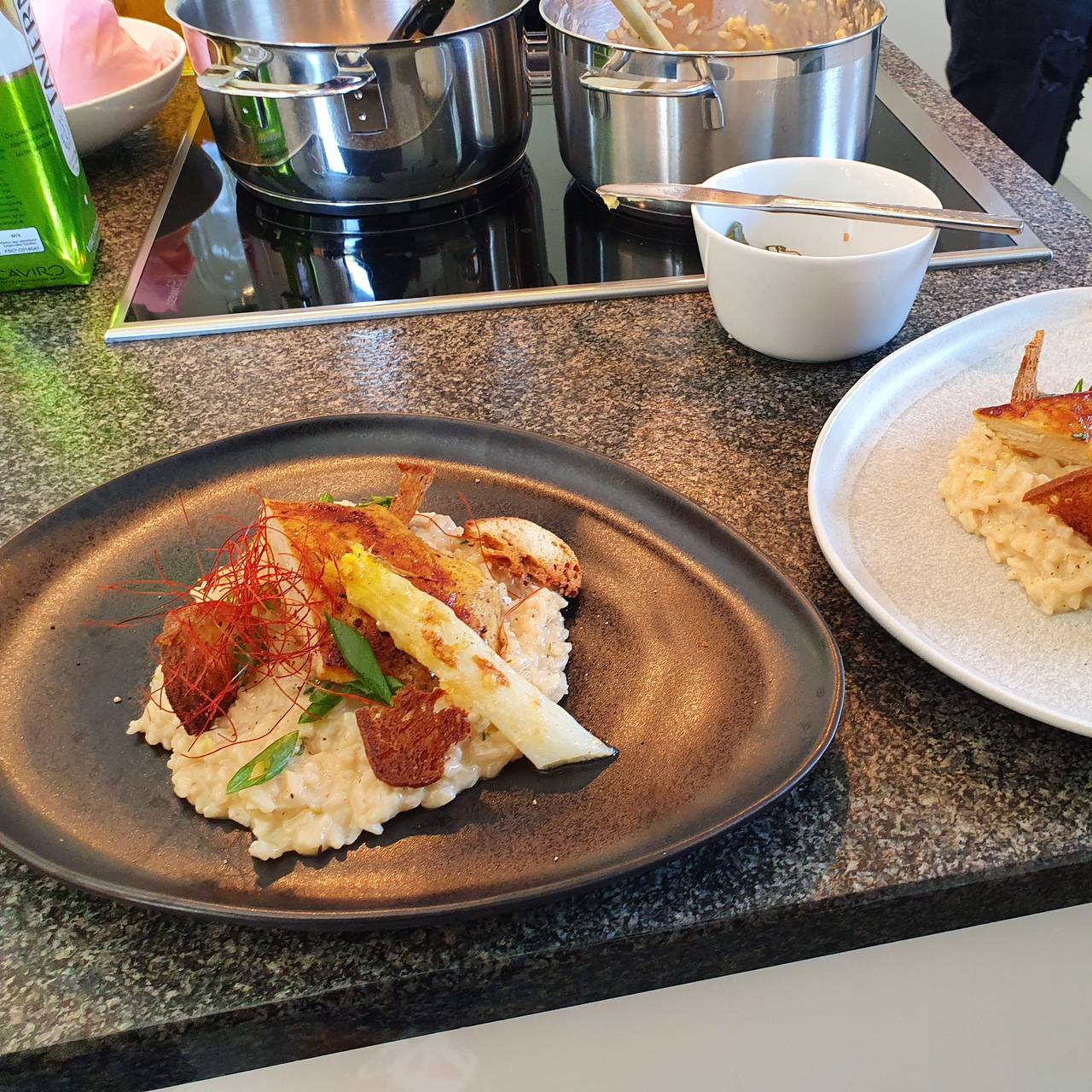 Das Spargelrisotto von Luca Urbschat