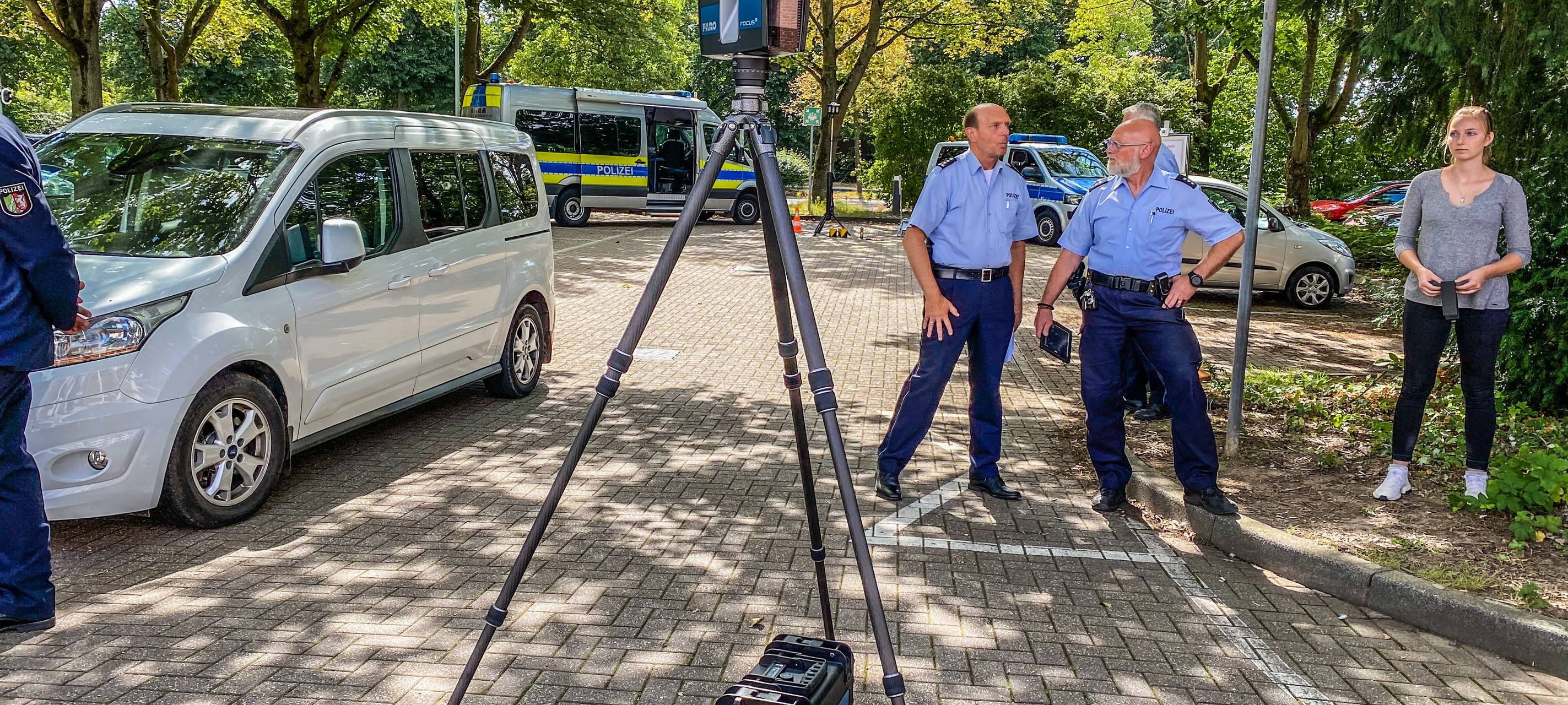 Kreispolizei setzt 3D-Laser-Scanner für Unfallaufnahme ein