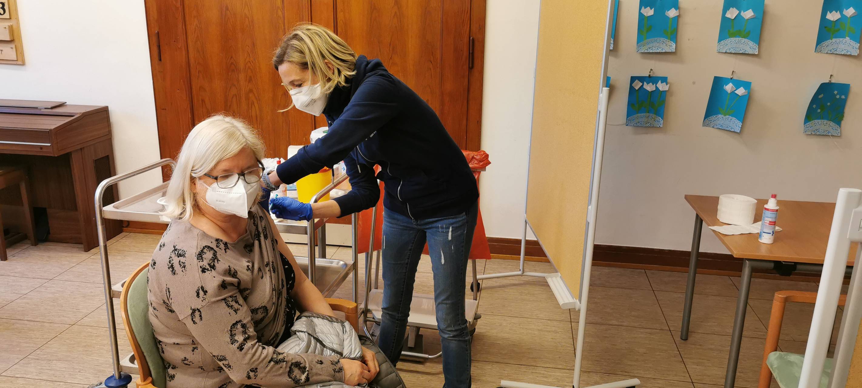 Impfung des Personals