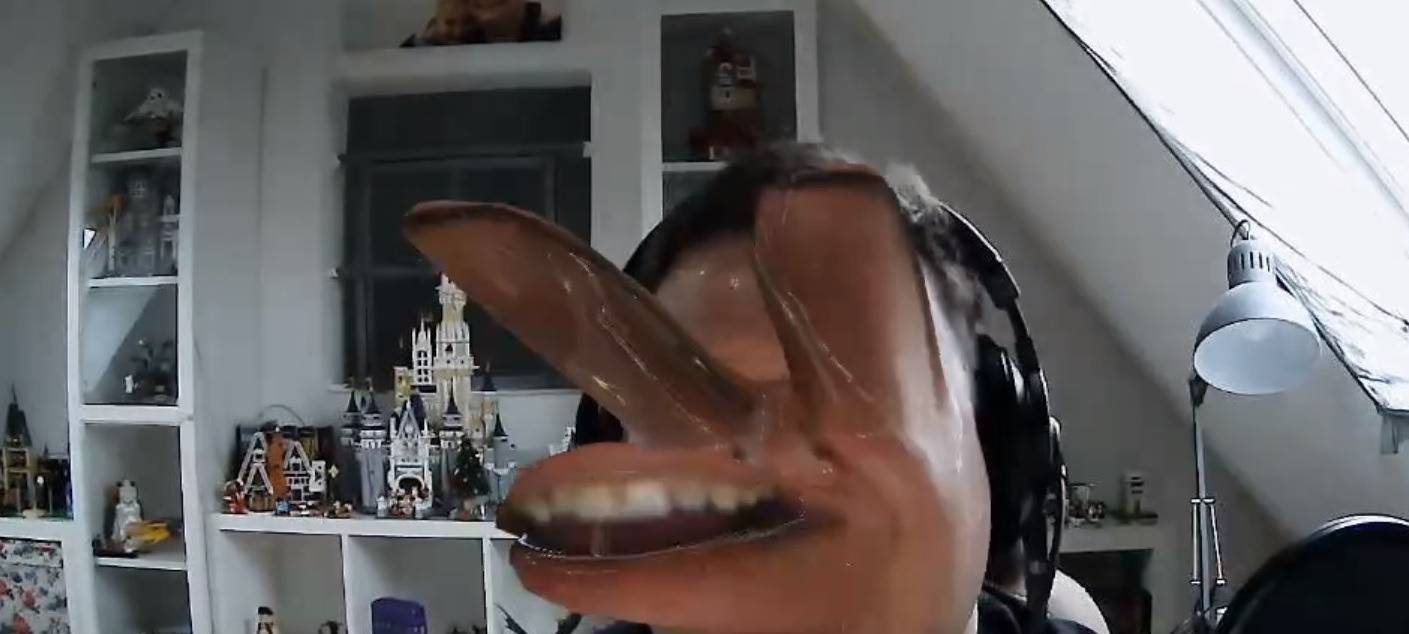 Ein echter Hingucker bei der Videokonferenz.