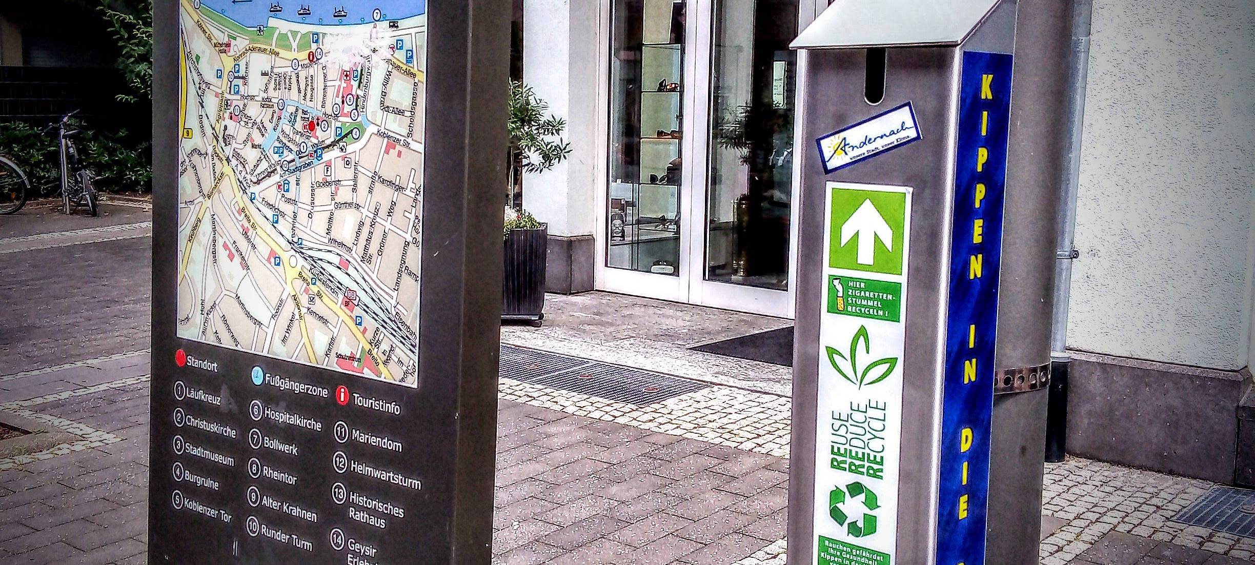Stadt Dormagen macht bei Zigaretten-Recycling-System mit
