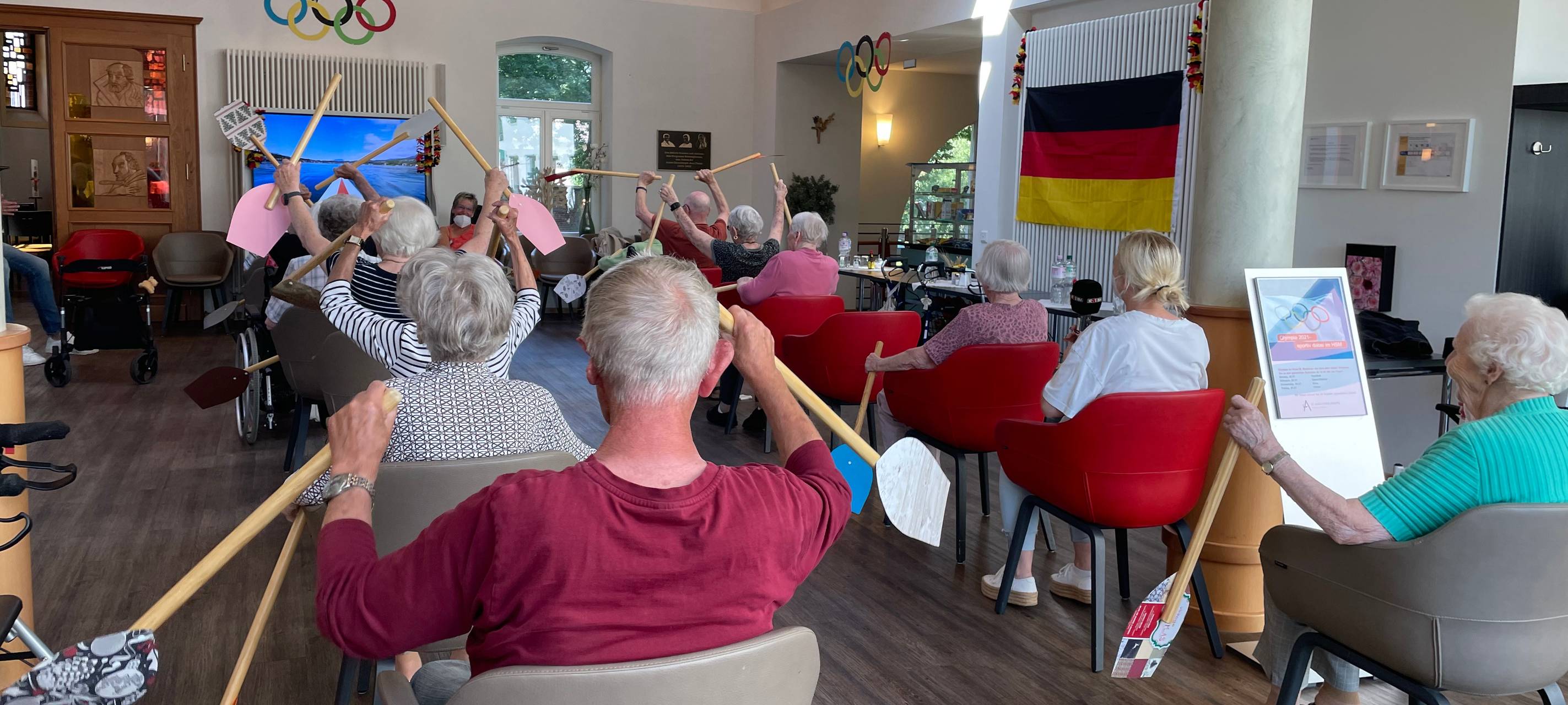Grevenbroich: Olympische Spiele im Seniorenheim