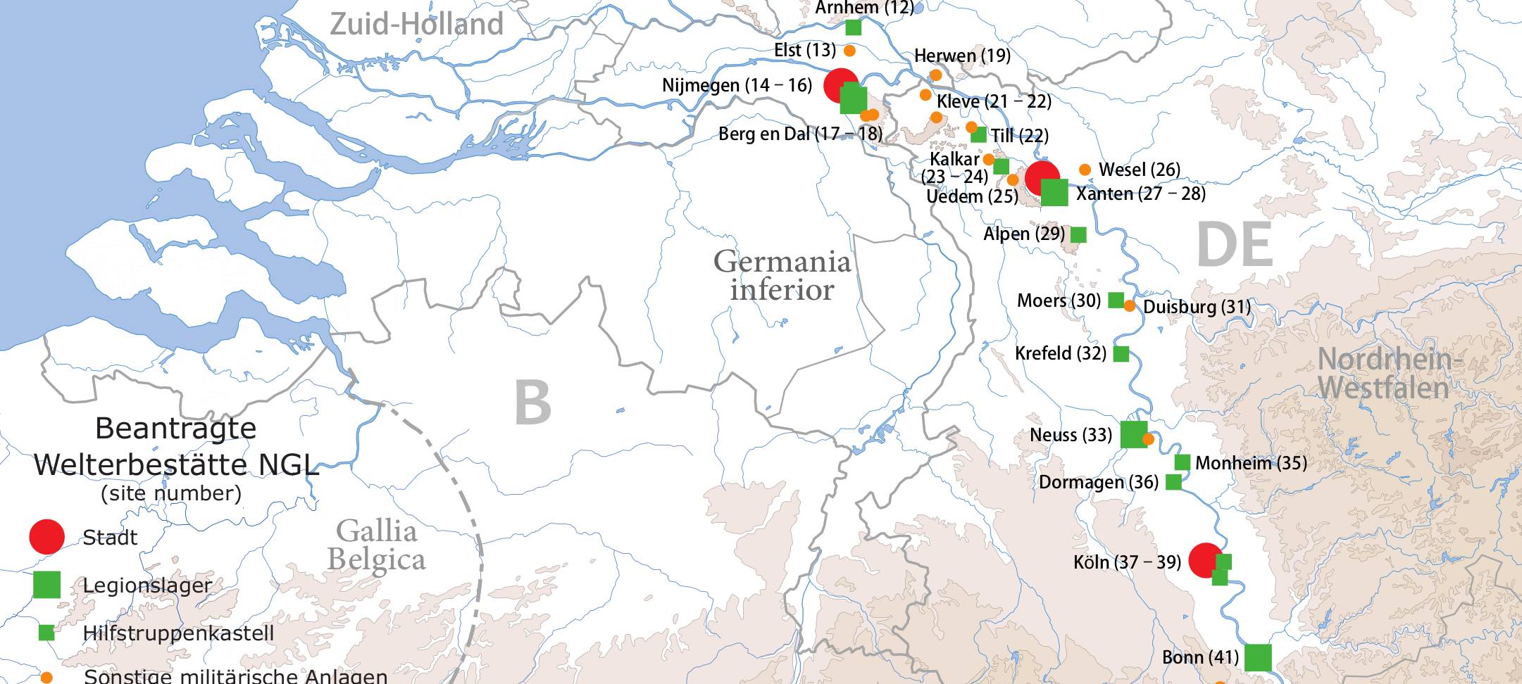 Verpflichtung zum Schutz des Limes im Kreis