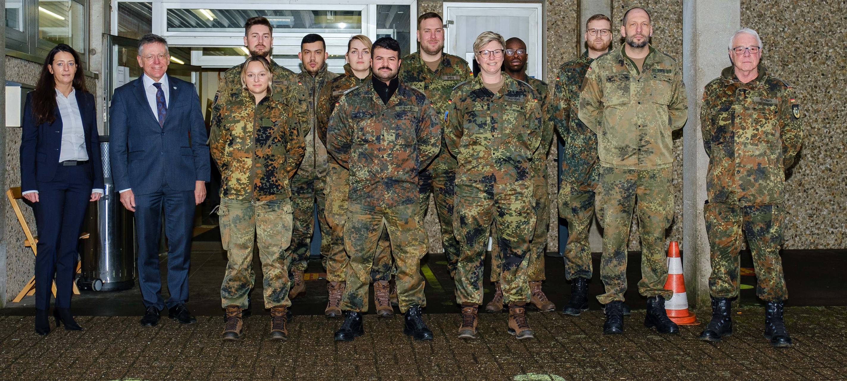 Bundeswehr unterstützt Impfzentrum am Neusser Hammfelddamm