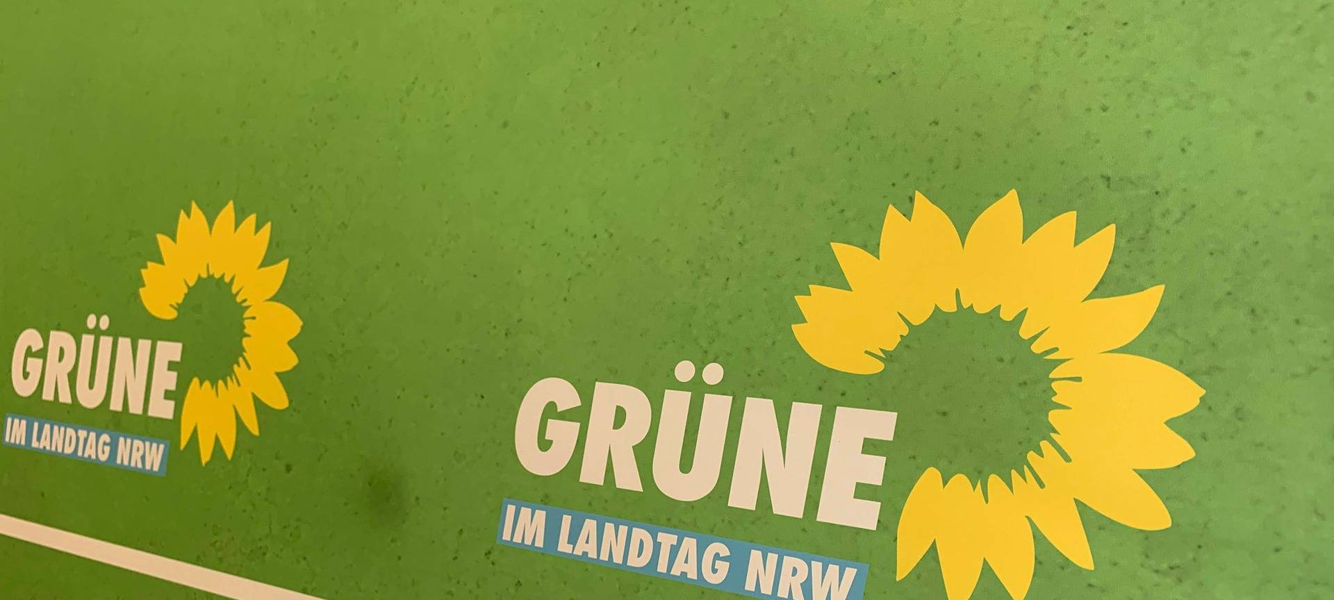 Neuss: Unbekannte hängen Plakate der Grünen auf