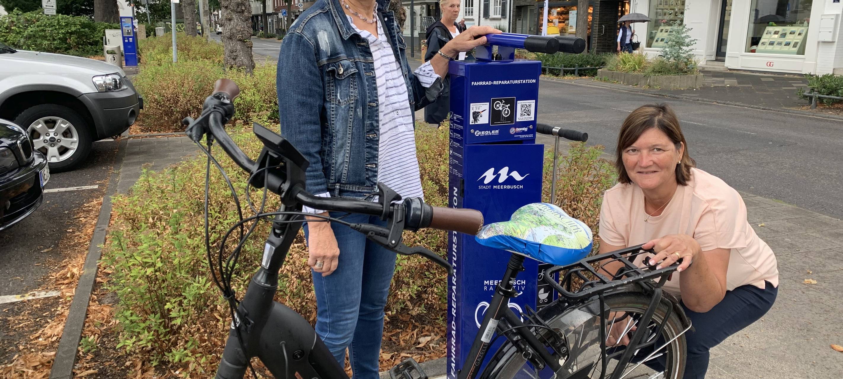 Meerbusch hat jetzt Fahrradreparatur-Stationen