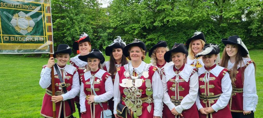 Die erste Schützenkönigin von Meerbusch-Büderich