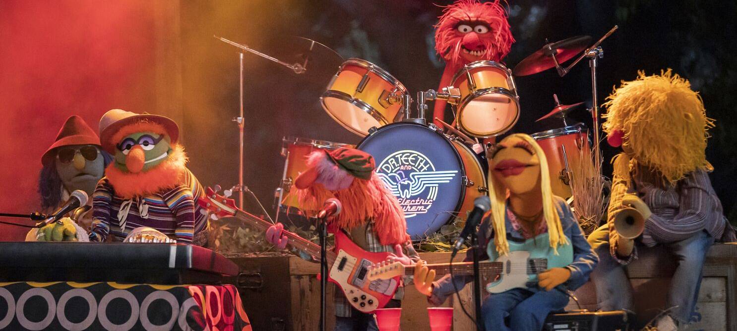 Die Muppet-Band auf der Live-Bühne.