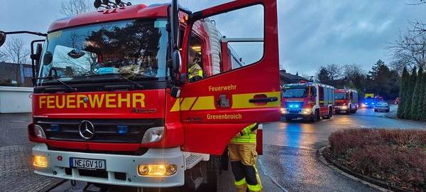 Sprühsahne löst Feuerwehreinsatz in Grevenbroich aus
