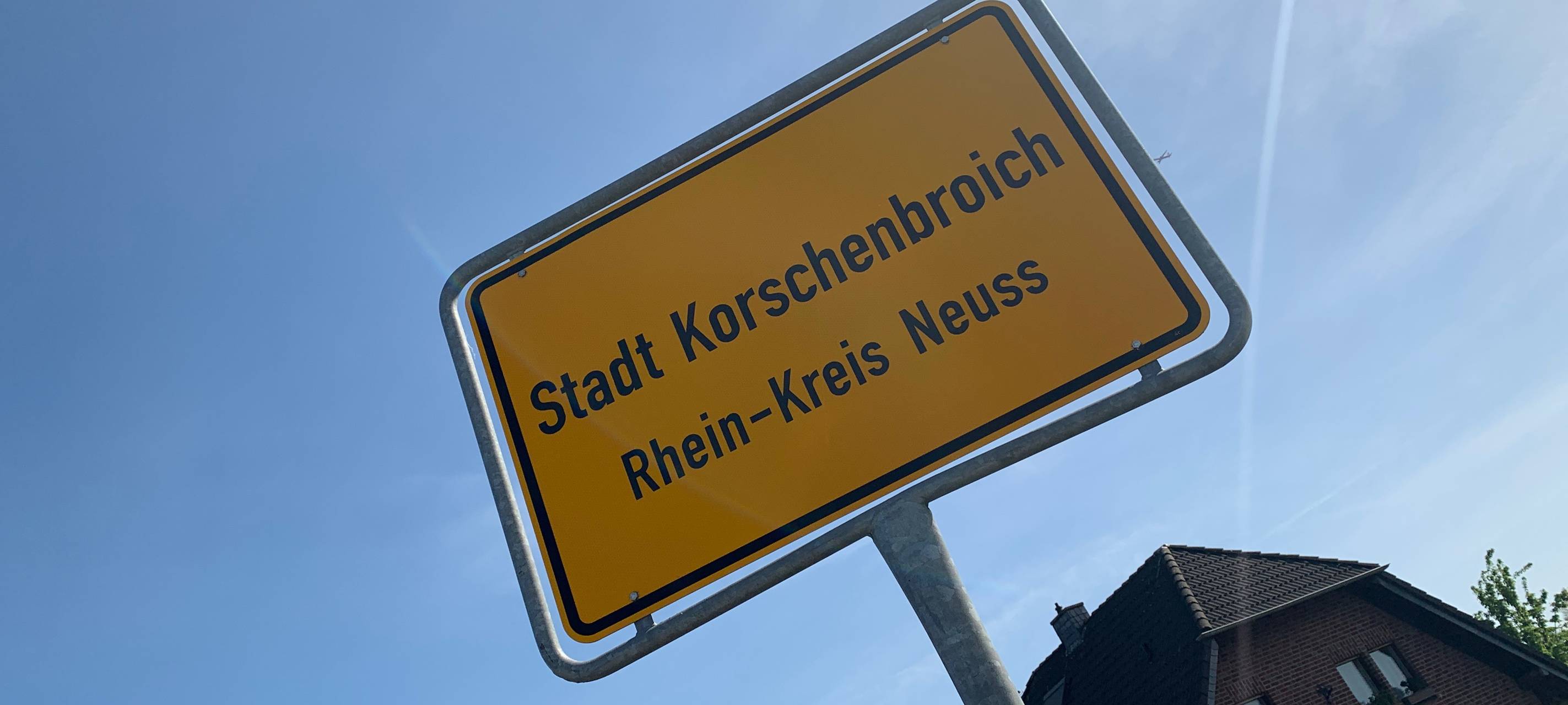 Ortsschild Korschenbroich