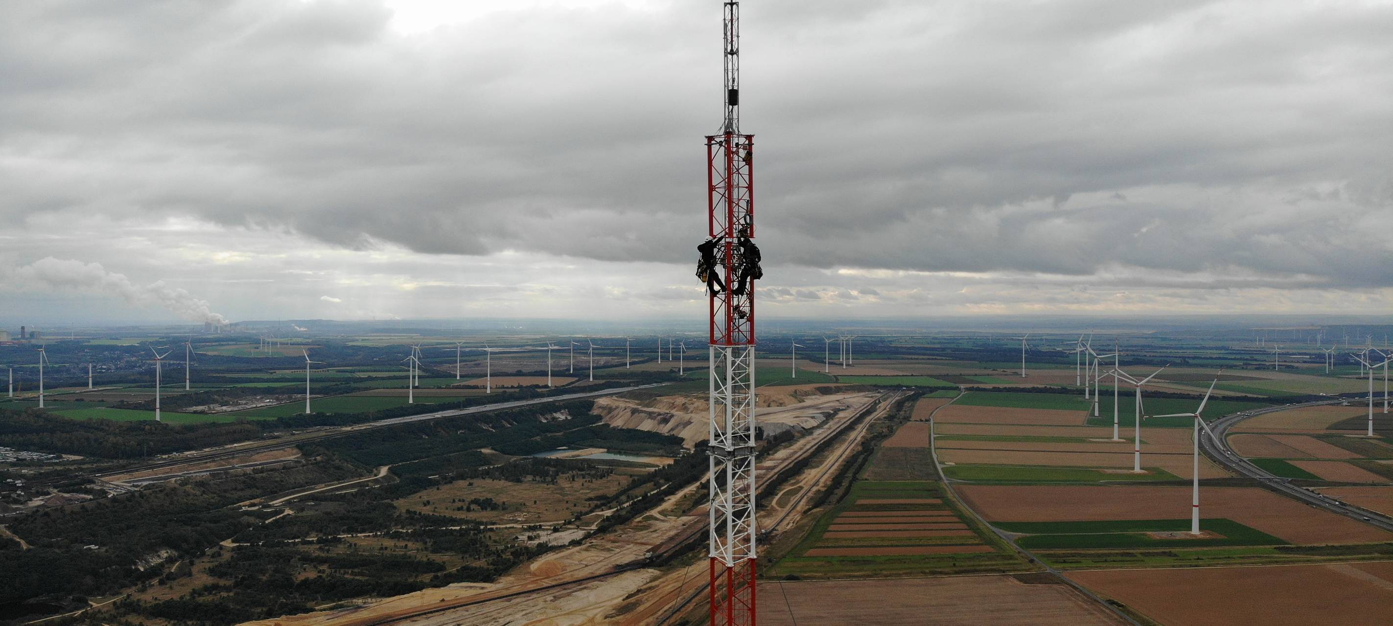 Windmessmast in Jüchen geht in Betrieb