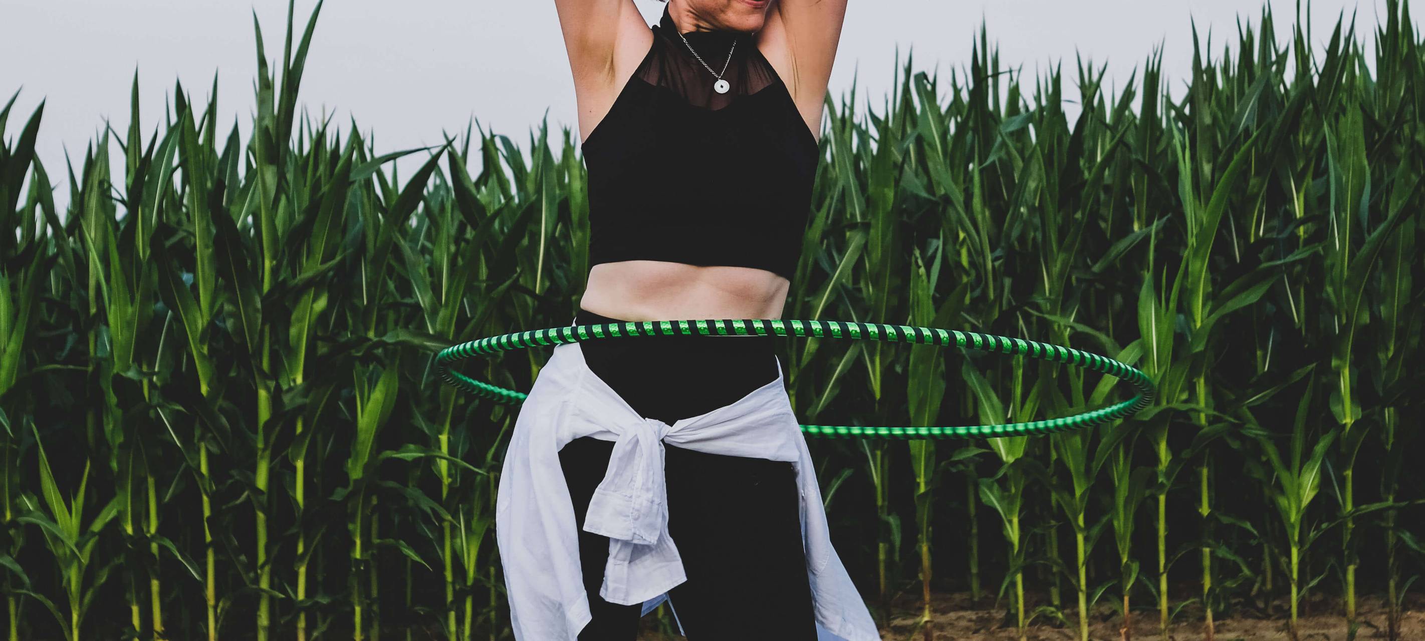 Vanessa Laabs aus Grevenbroich ist Hula Hoop Trainerin