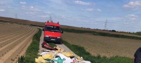 Wilde Müllkippe in Rommerskirchen