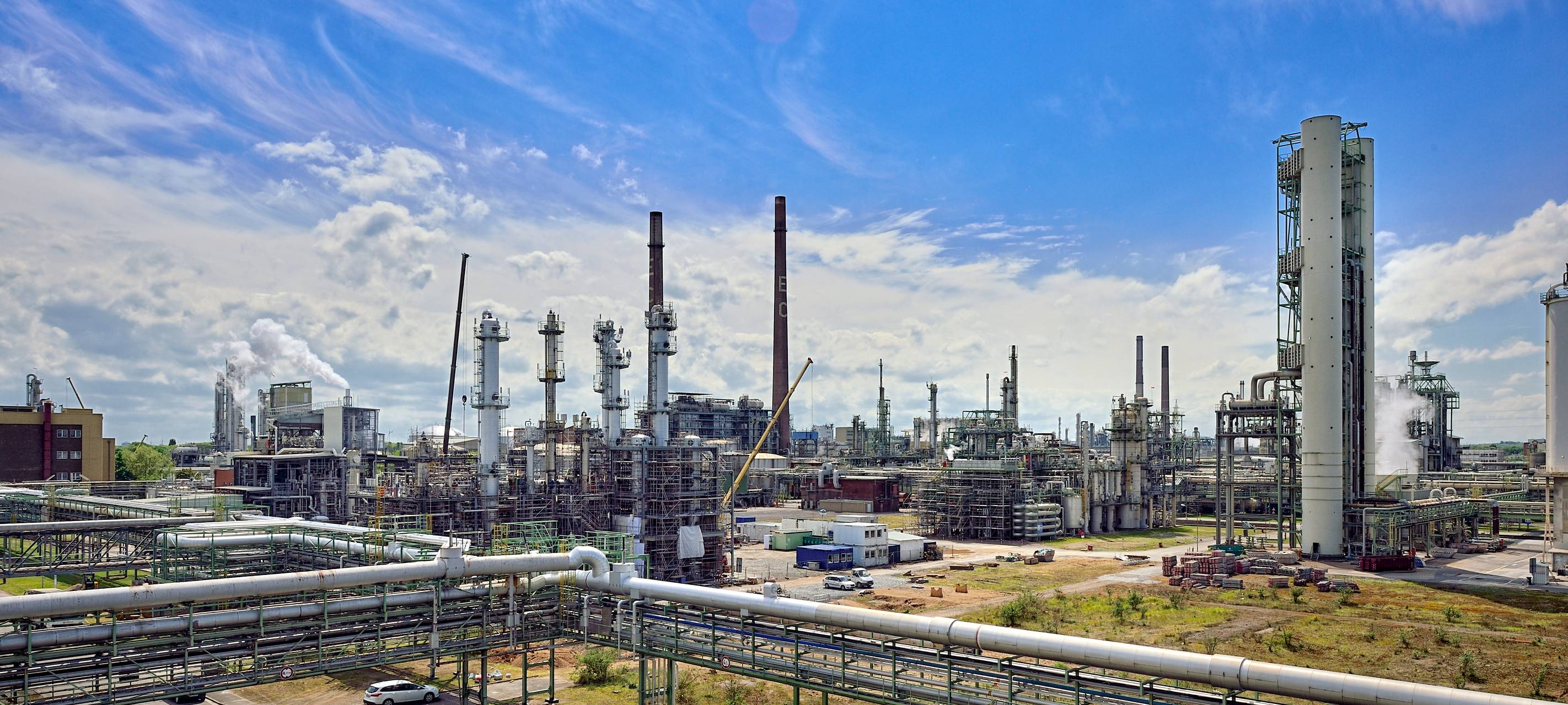 Ineos auf der Grenze Dormagen/Köln