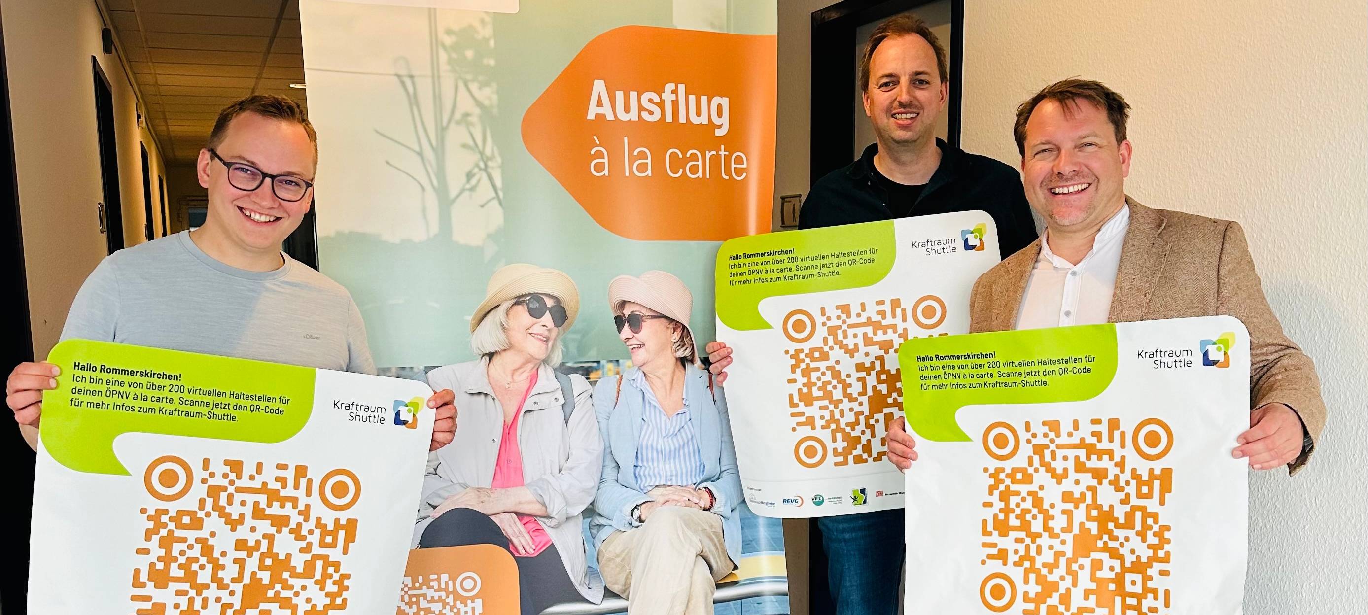 Kraftraum-Shuttle bekommt Markierungen in Rommerskirchen