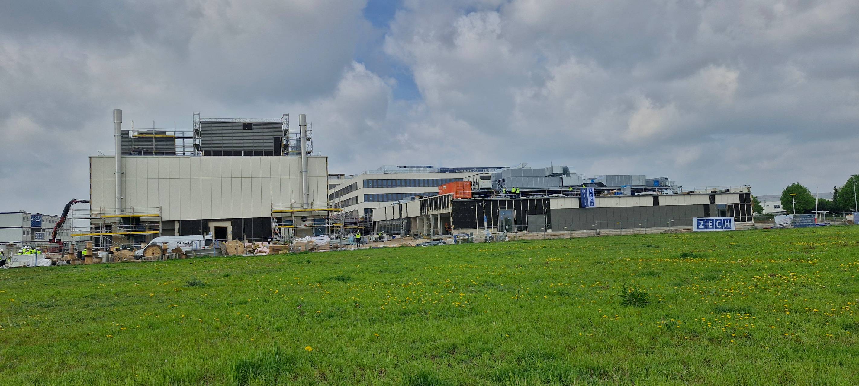 Kaarst: Arbeiten am Rechenzentrum der NRW-Finanzverwaltung