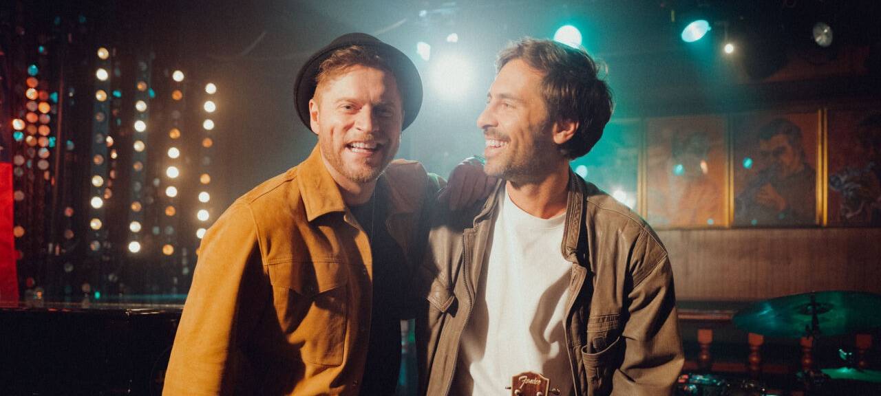 Max Giesinger (r) und Johannes Oerding. Zusammen veröffentlichen sie den Song «Wimpernschlag» am 06.06.2025.
