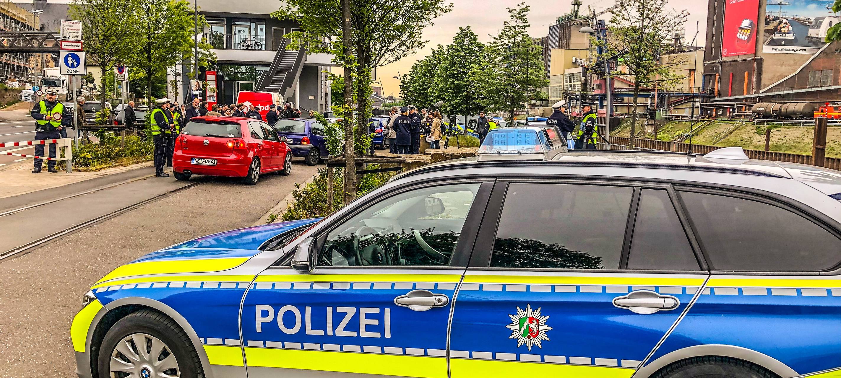 Streifenwagen der Polizei