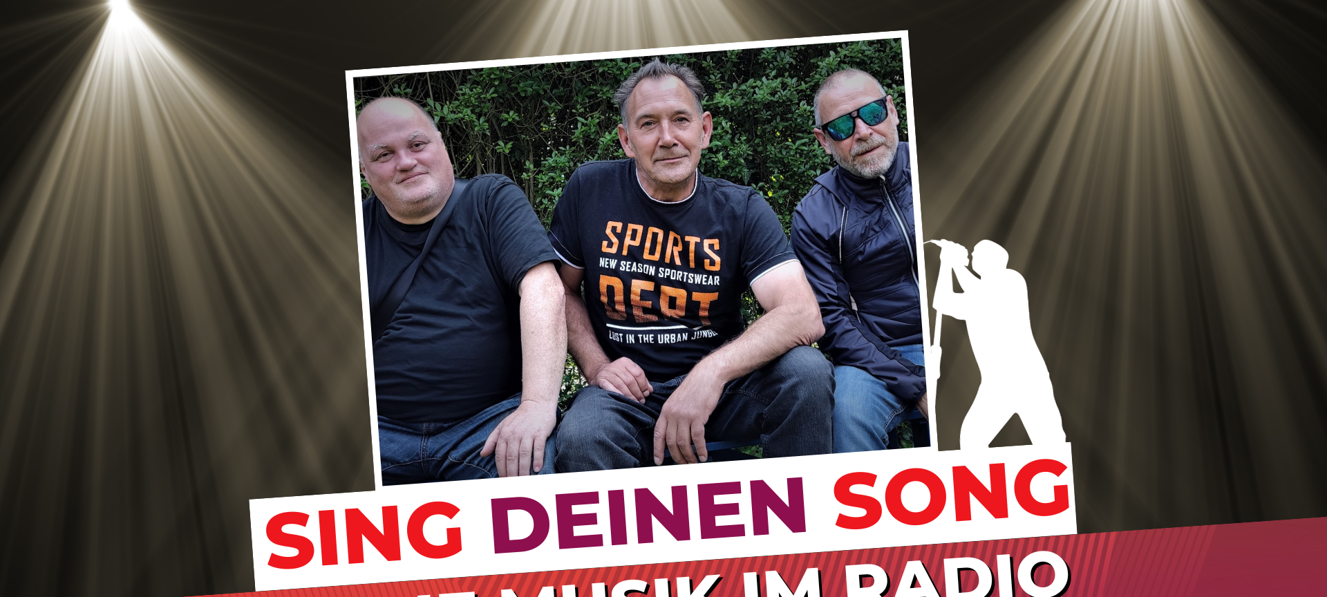 Jens, Frank und Daniele aus Neuss mit "Das Schärfste dieser Welt"