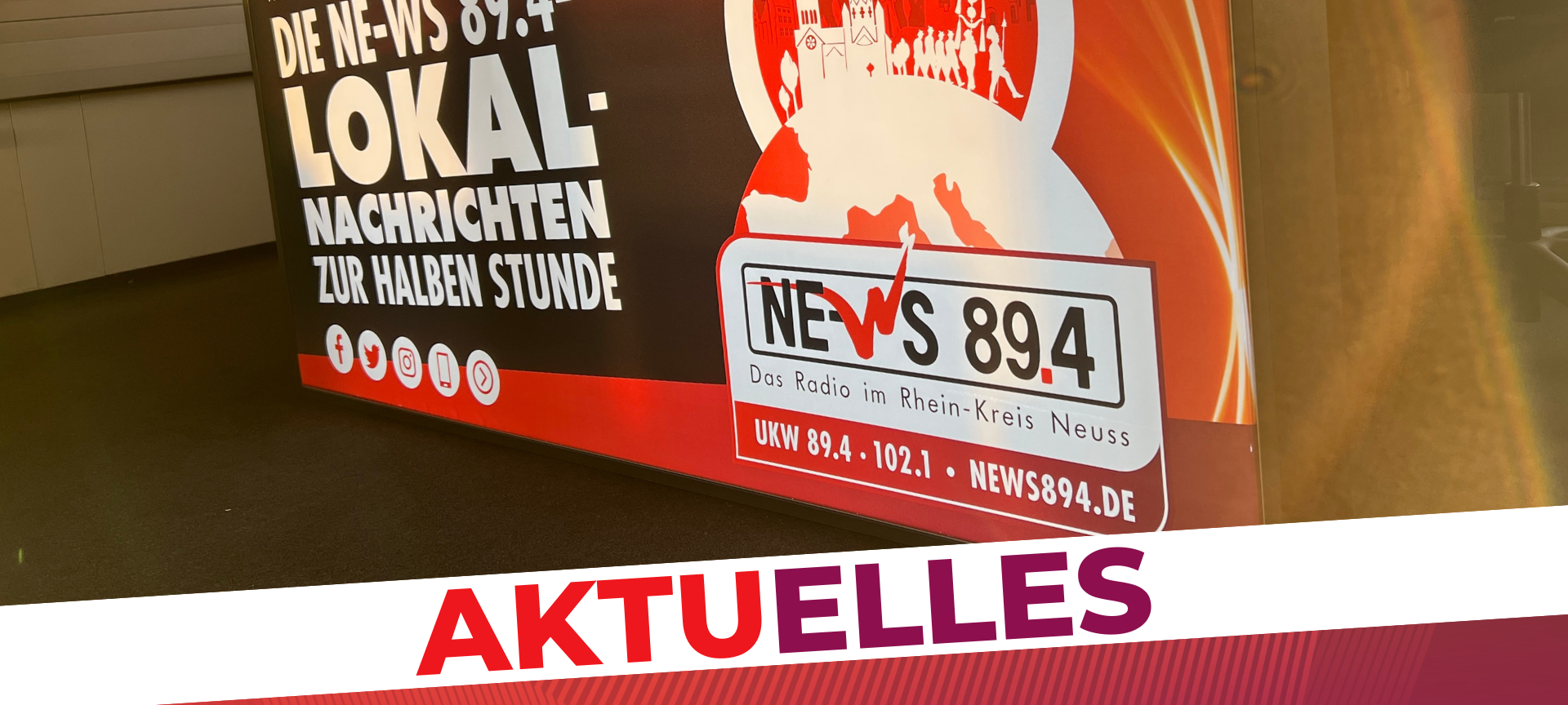 Neuss: Wasserrohrbruch auf Kaiser-Friedrich-Straße