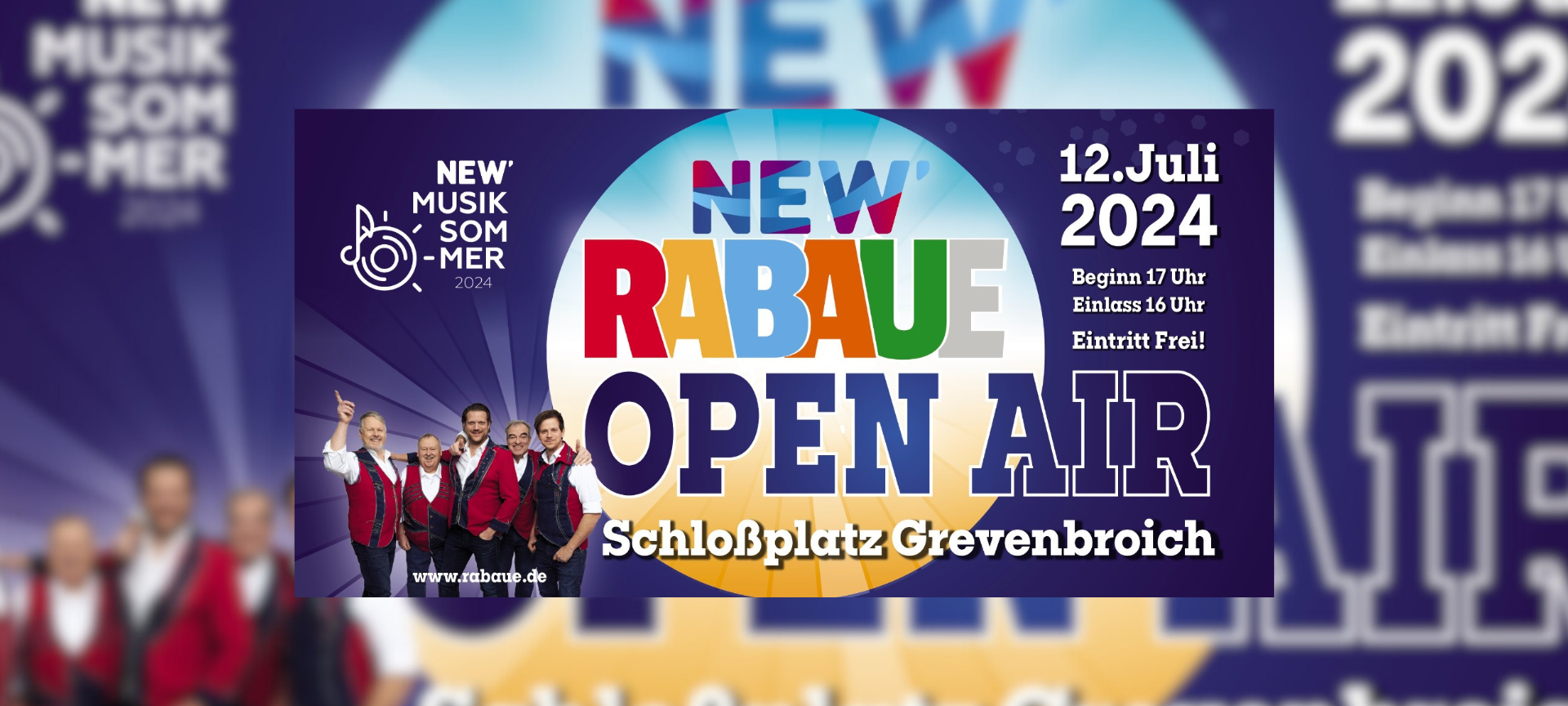 20 Jahre Open Air der "Rabaue" in Grevenbroich